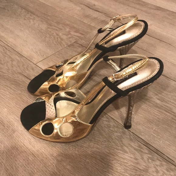 Dolce & Gabbana D&G Shoes with Snakeskin heels - Picture 4 of 4